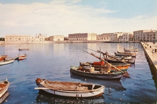 Cartolina - Trani - Porto e Collegio del P. Barnabiti …