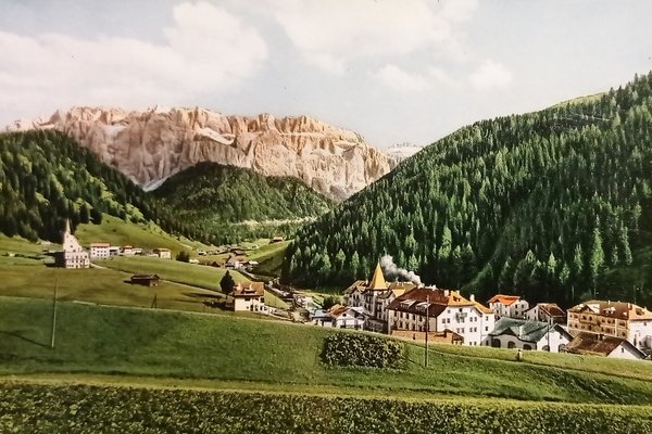 Cartolina - Dolomiti - Selva di Gardena - Gruppo Sella …