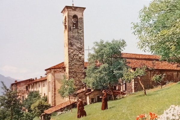 Cartolina - Santuario SS. Annunciata - Convento Cappuccini - Piancogno …