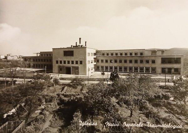 Cartolina - Iglesias - Nuovo Ospedale Traumatologico - 1955 ca.