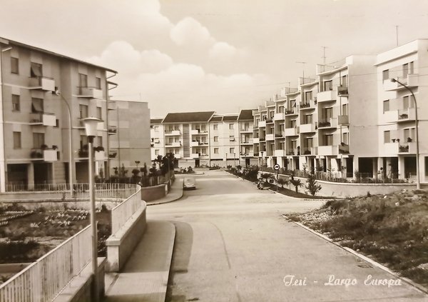Cartolina - Jesi - Largo Europa - 1955 ca.