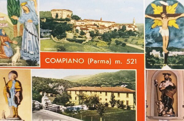 Cartolina - Compiano ( Parma ) - Vedute diverse - …