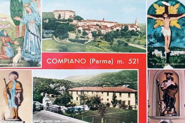 Cartolina - Compiano (Parma) - Vedute diverse - 1965 ca.