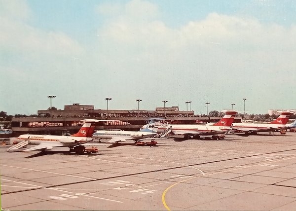 Cartolina - Interflug Deutsche Republik - Flughafen Berlin-Schönefeld - 1970