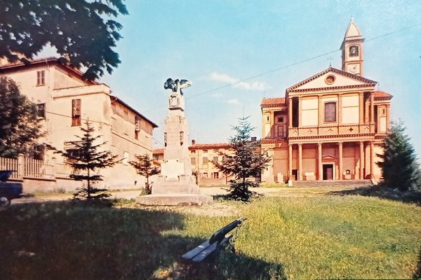 Cartolina - Roncaglia - Chiesa Parrocchiale - Casa Giovanni Lanza …
