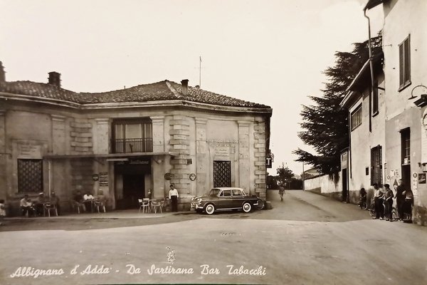 Cartolina - Albignano d'Adda - Da Sartizana Bar Tabacchi - …