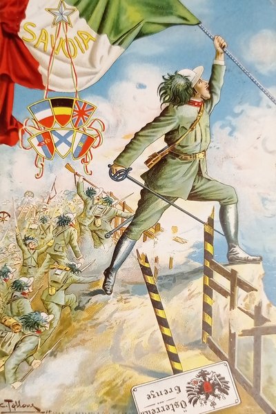 Cartolina Militare WWI - Zona di Guerra - Novara - …