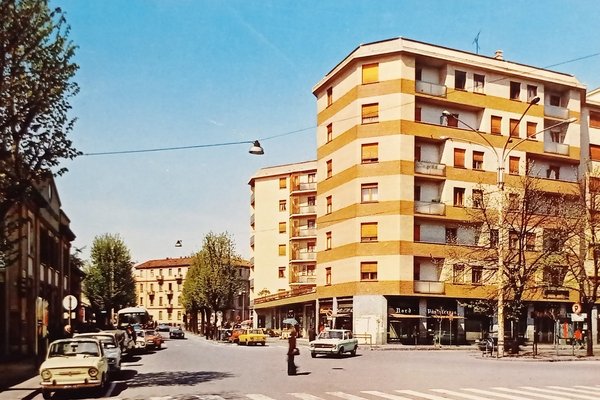 Cartolina - Saronno - Piazza Stazione Ferrovia Nord - 1965 …