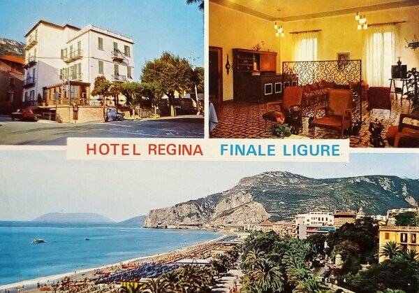 Cartolina - Hotel Regina - Piazza Stazione - Finale Ligure …