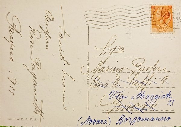 Cartolina - Viterbo - Piazza del Plebiscito e Torre del …