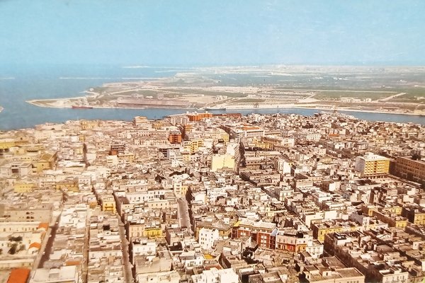 Cartolina - Brindisi dall'aereo - Panorama - 1960