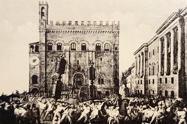 Cartolina - Gubbio - Pinacoteca Comunale - La Festa dei …