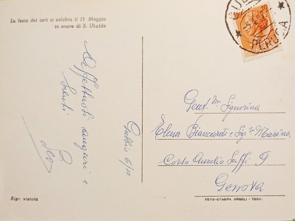 Cartolina - Gubbio - Piazza della Signoria - Palazzo dei …