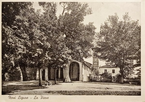 Cartolina - Novi Ligure - La Pieve - 1951