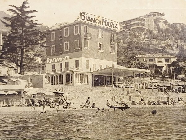 Cartolina - Pensione Ristorante Bianca Maria - Varazze - 1950 …