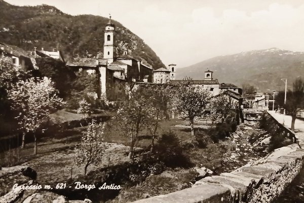 Cartolina - Garessio - Borgo Antico - 1960 ca.