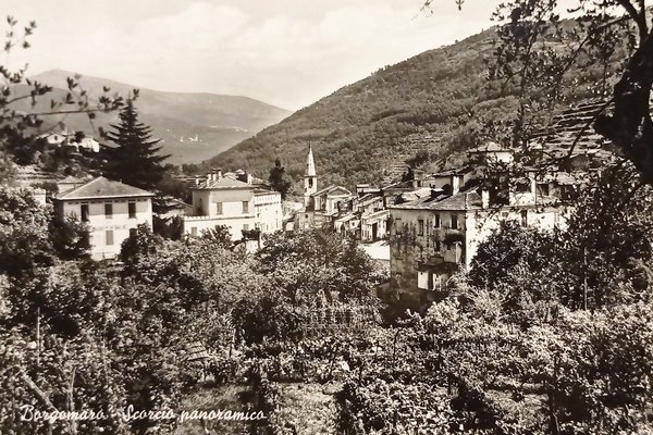 Cartolina - Borgomaro - Scorcio Panoramico - 1963