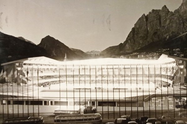 Cartolina - Cortina - Stadio Olimpico del Ghiaccio - 1955