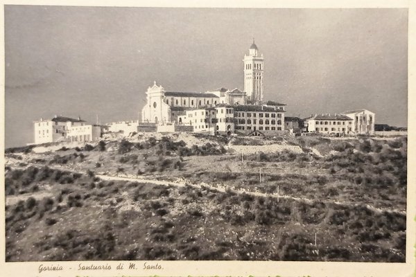 Cartolina - Gorizia - Santuario di M. Santo - 1941