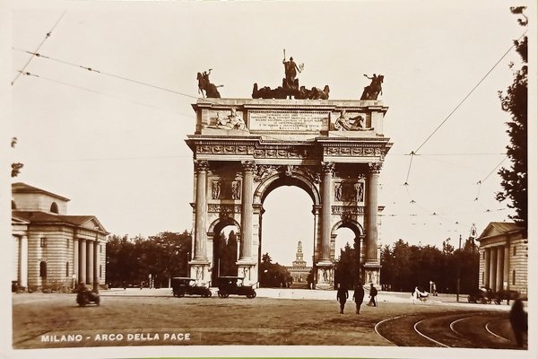 Cartolina - Milano - Arco della Pace - 1940
