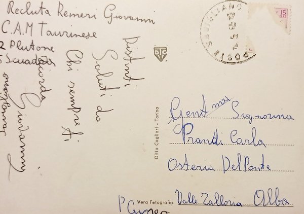 Cartolina - Savigliano - Vedute diverse - 1950 ca.