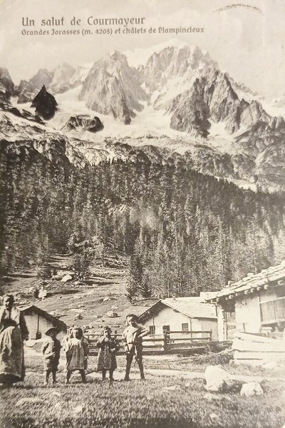 Cartolina - Un Salut de Courmayeur - Grande Jorasses - … | Immagine principale