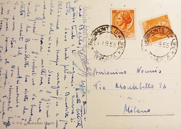 Cartolina - Piedimonte d'Alife ( Caserta ) - Panorama - …