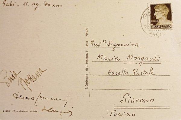 Cartolina - Gaby ( Valle Gressoney ) - Panorama - …