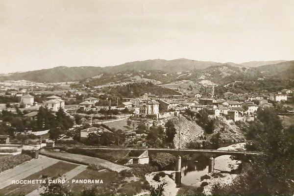 Cartolina - Rocchetta Cairo - Panorama - 1955 ca.