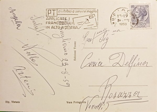 Cartolina - Miagliano - Panorama e Stabilimento Fratelli Poma - …