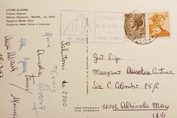 Cartolina - Albergo Ristorante Balma - Frabosa Soprana ( Cuneo …