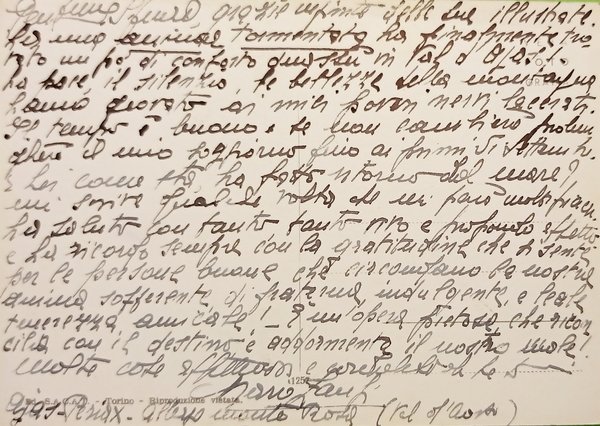 Cartolina - Panorama di Perriax - Ghiacciai del Rosa e …