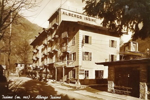 Cartolina - Issime - Albergo Issime - 1942