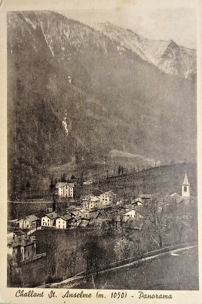 Cartolina - Challant - S. Anselme - Panorama - 1935 …