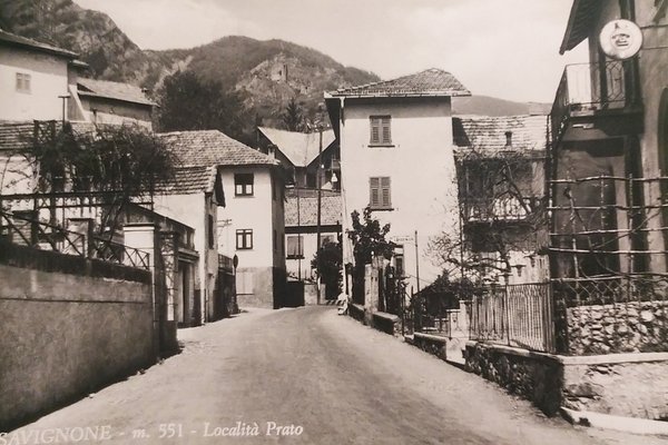 Cartolina - Savignone - Località Prato - 1966