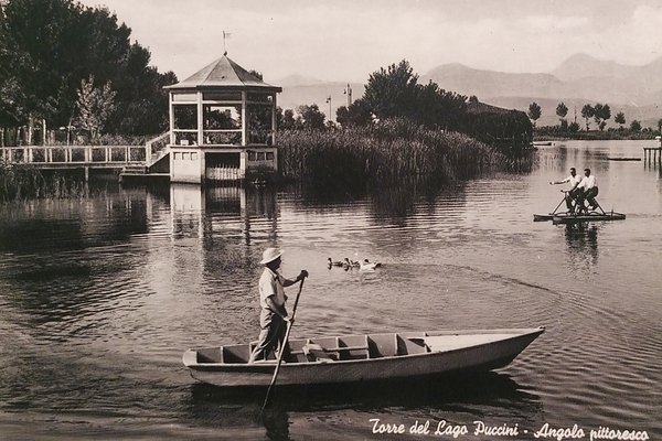 Cartolina - Torre del Lago Puccini - Angolo pittoresco - …