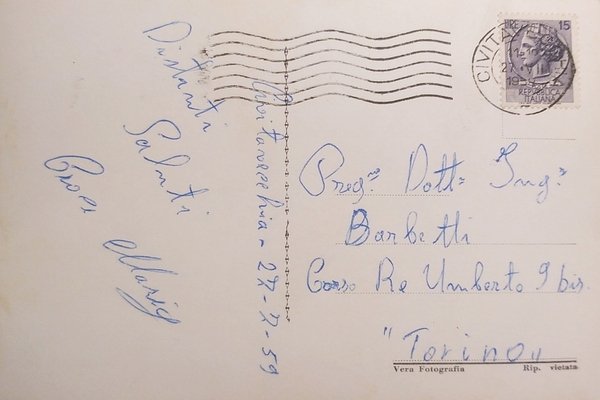Cartolina - Civitavecchia - Vedute diverse - 1959