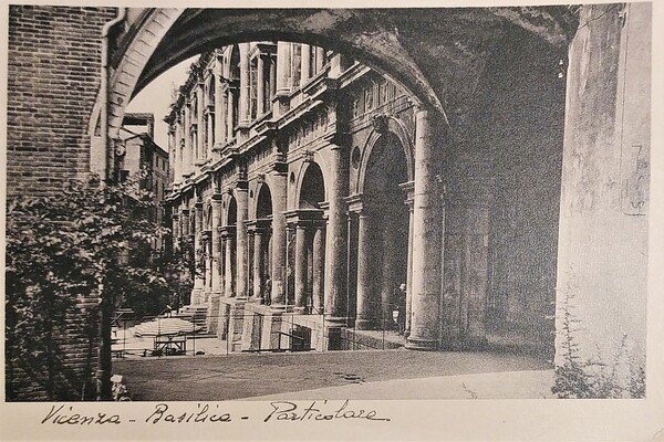 Cartolina - Vicenza - Basilica - Particolare - 1938