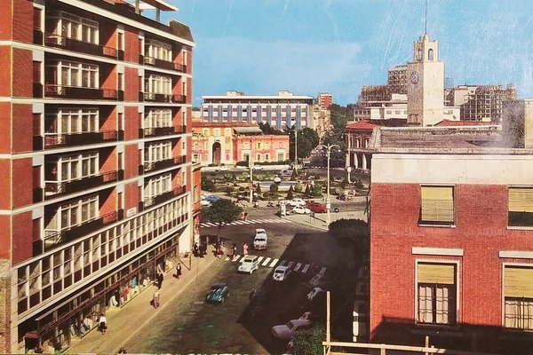 Cartolina - Latina - Via A. Diaz e Piazza del … | Immagine principale