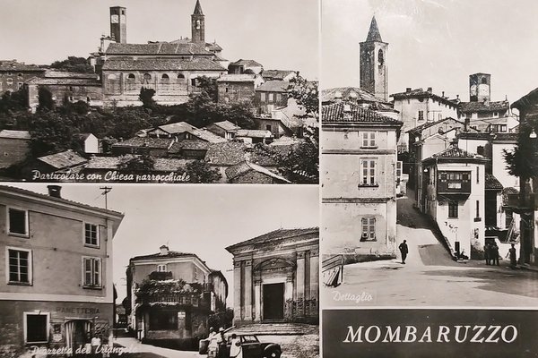 Cartolina - Mombaruzzo - Vedute diverse - 1956