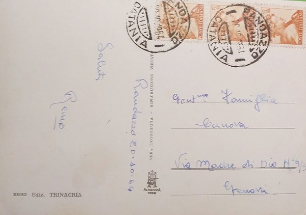 Cartolina - Saluti dall'Etna - Il più grande vulcano d'Europa …