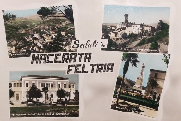 Cartolina - Saluti da Macerata Feltria - Vedute diversi - … | Immagine principale