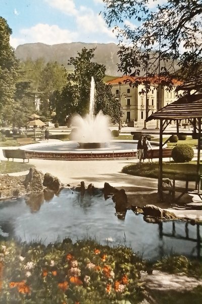 Cartolina - Vittorio Veneto - Giardini pubblici - 1961 | Immagine principale