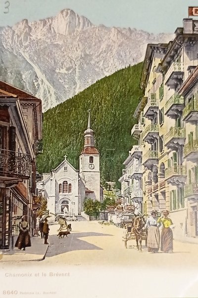 Cartolina - Francia - Chamonix et le Brevent - 1910 …