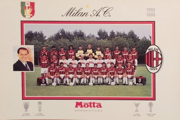 Cartolina - Milan A. C. - Motta Sponsor Ufficiale - …