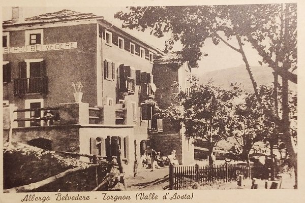 Cartolina - Albergo Belvedere - Torgnon ( Valle d'Aosta ) …