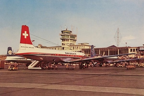 Cartolina - Svizzera - Zürich - Flughafen Kloten - 1960