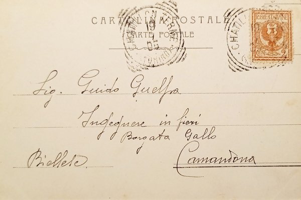 Cartolina - Chatillon - Via Principale - Valle d'Aosta - …