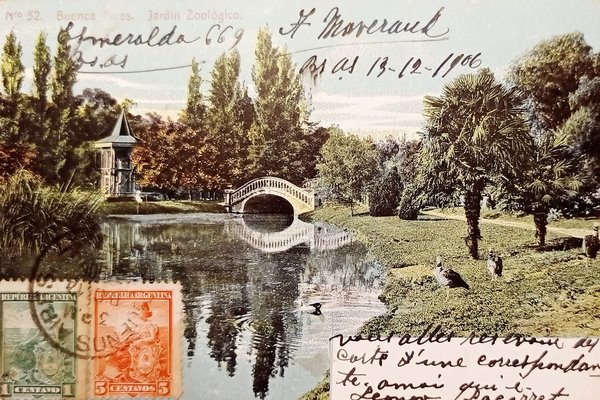 Cartolina - Argentina - Buenos Aires - Jardin Zoològico - …