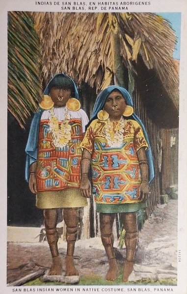 Cartolina - Panama - Indias de San Blas - En …